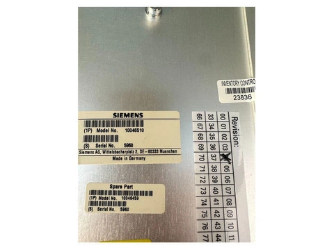 Siemens MRI POWER STAGE 90-22 part number 10046459