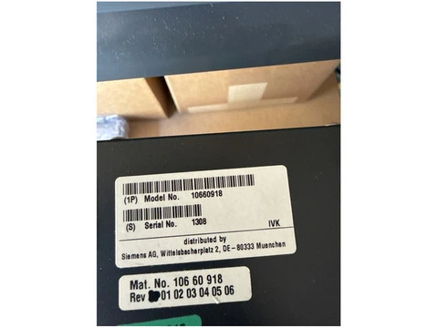 Siemens Processor MR VA MRC Q2000 PN 10660918