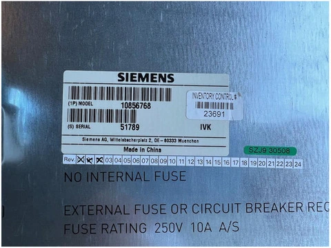 Siemens E SHIM ASSEMBLY CORTEX  PN 10856768