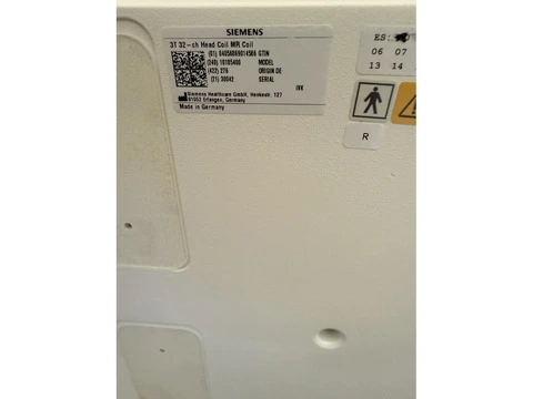 Siemens 32 channel 3t head coil, like new, PN. 10185551